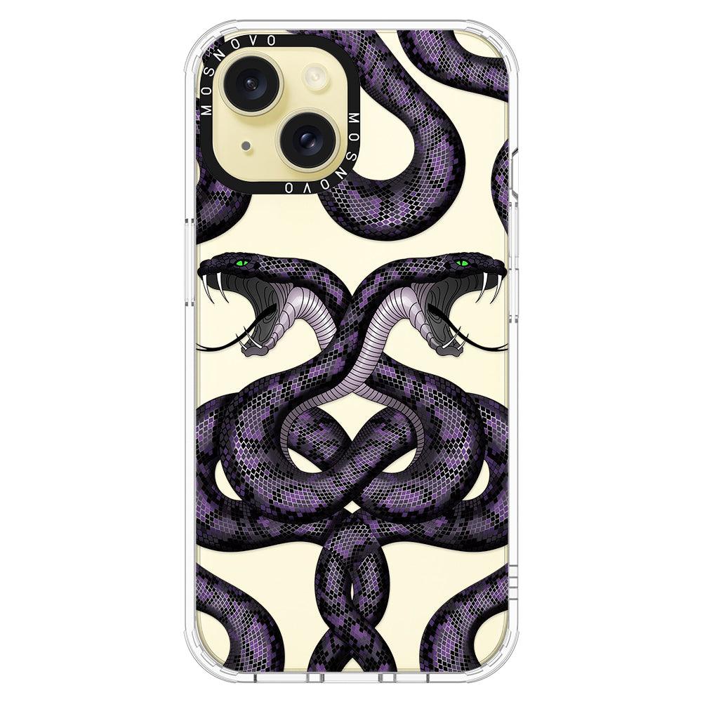 Mystery Snake Phone Case - iPhone 15 Case Clear