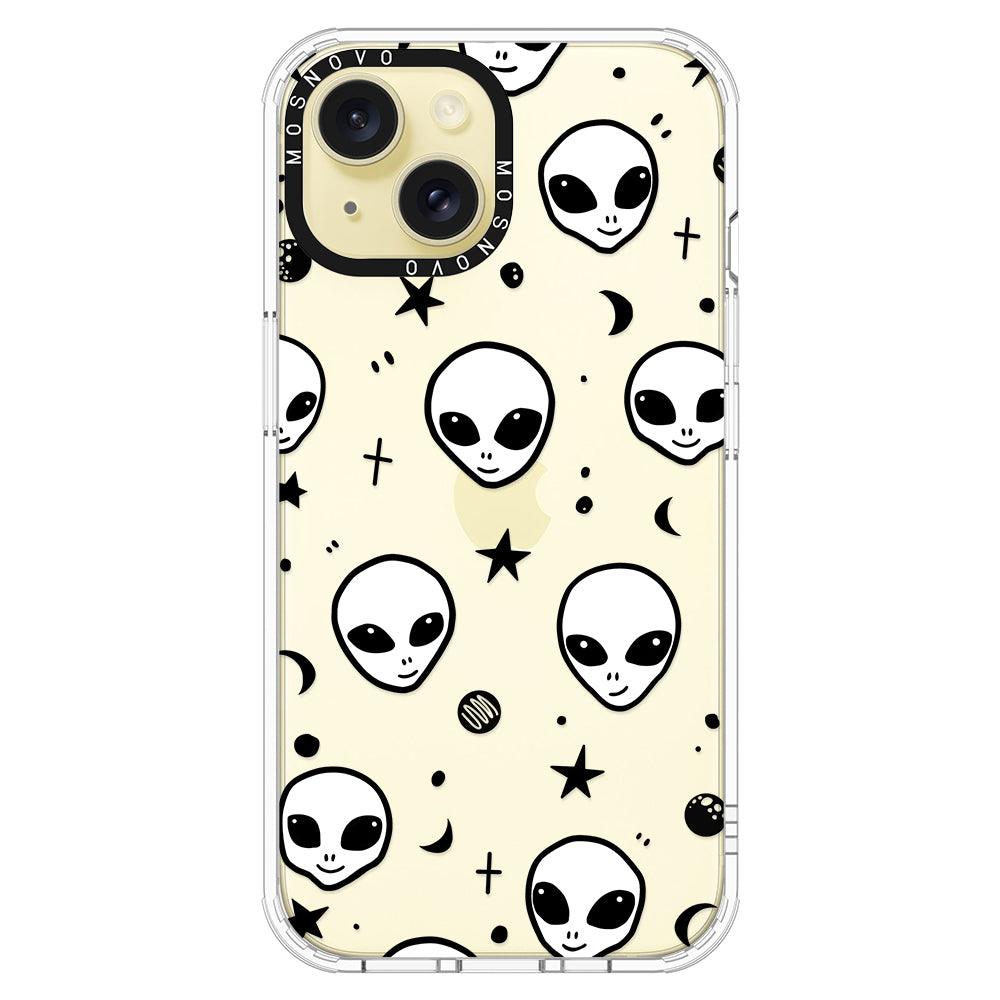 Cute Alien Phone Case - iPhone 15 Case - MOSNOVO