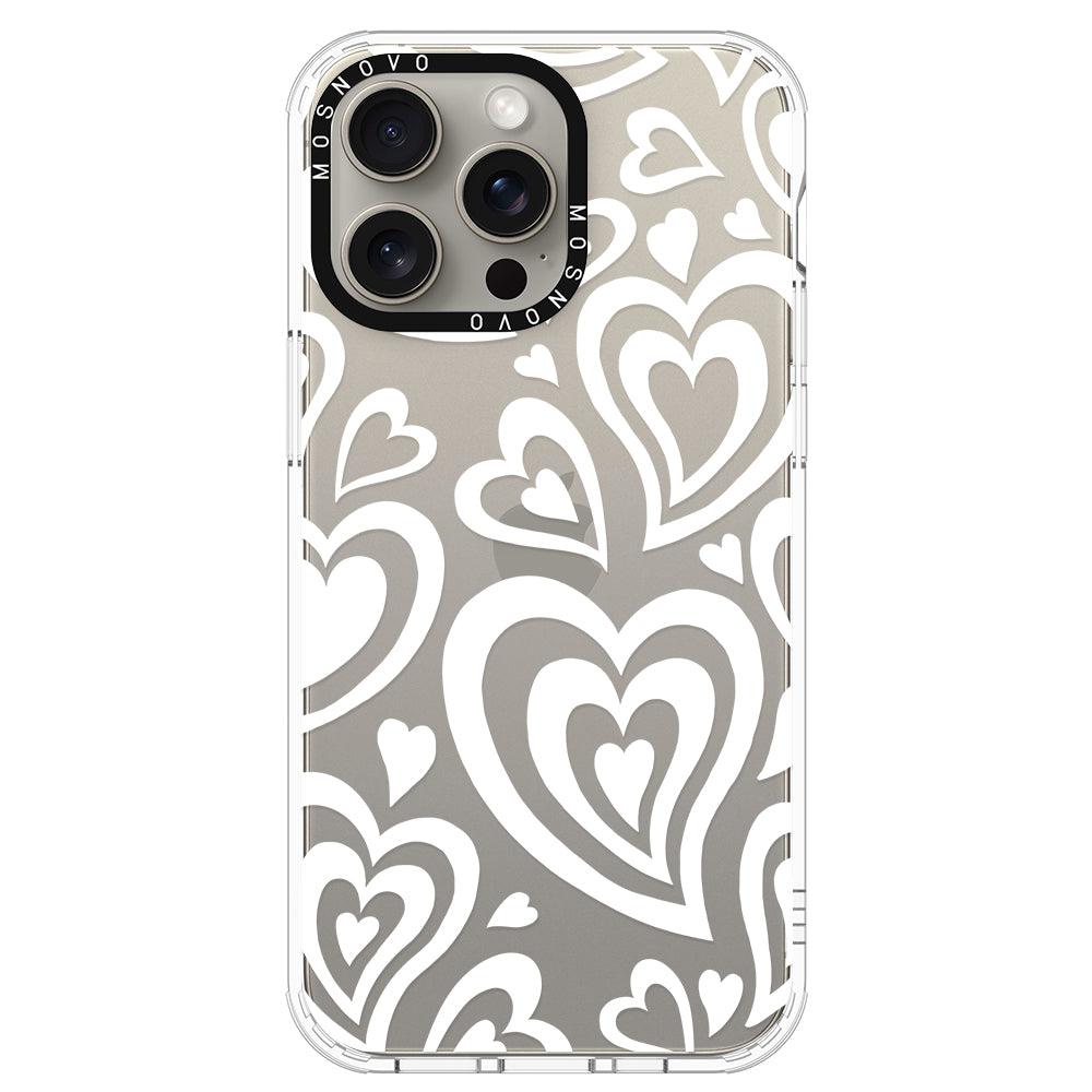 Twist Heart Phone Case - iPhone 15 Pro Max Case - MOSNOVO