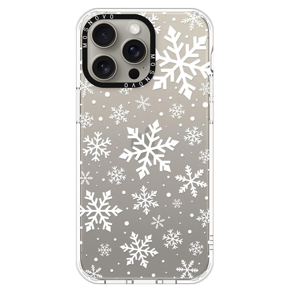 Snowflake Phone Case - iPhone 15 Pro Max Case - MOSNOVO