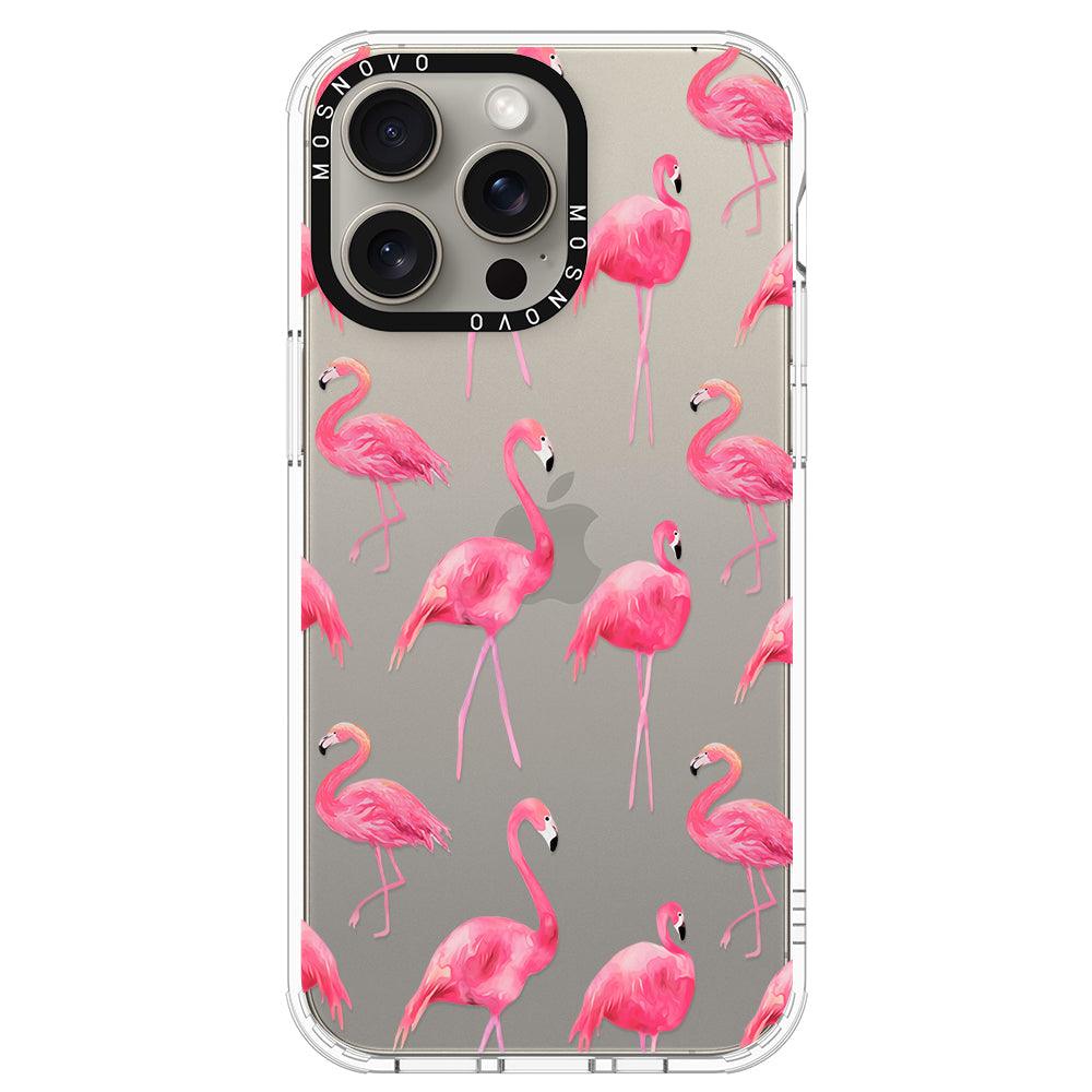 Flamingo Phone Case - iPhone 15 Pro Max Case - MOSNOVO