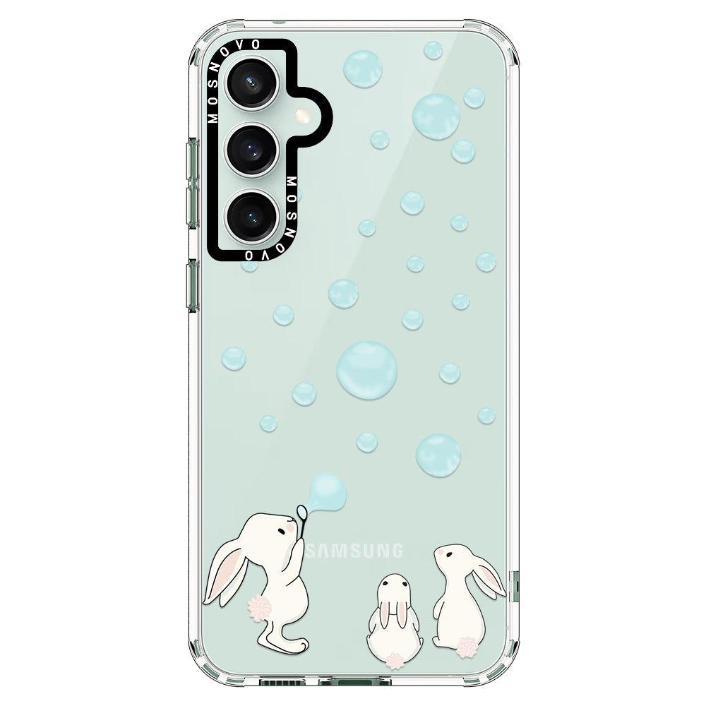 Bunny Blow Bubble Phone Case - Samsung Galaxy S23 FE Case