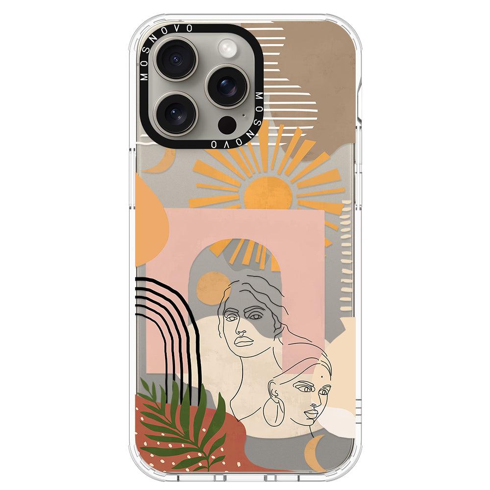 Modern Collage Art Phone Case - iPhone 15 Pro Max Case - MOSNOVO