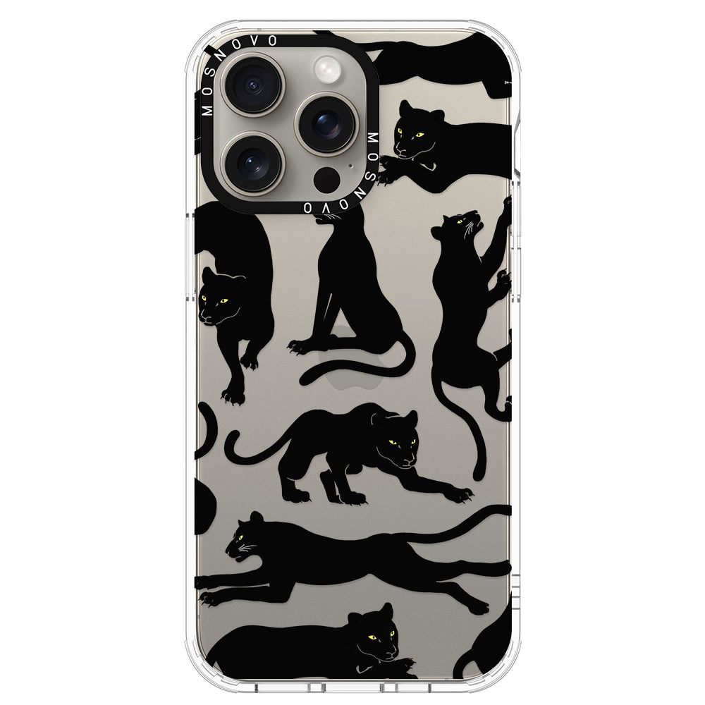 Black Panther Phone Case - iPhone 15 Pro Max Case - MOSNOVO