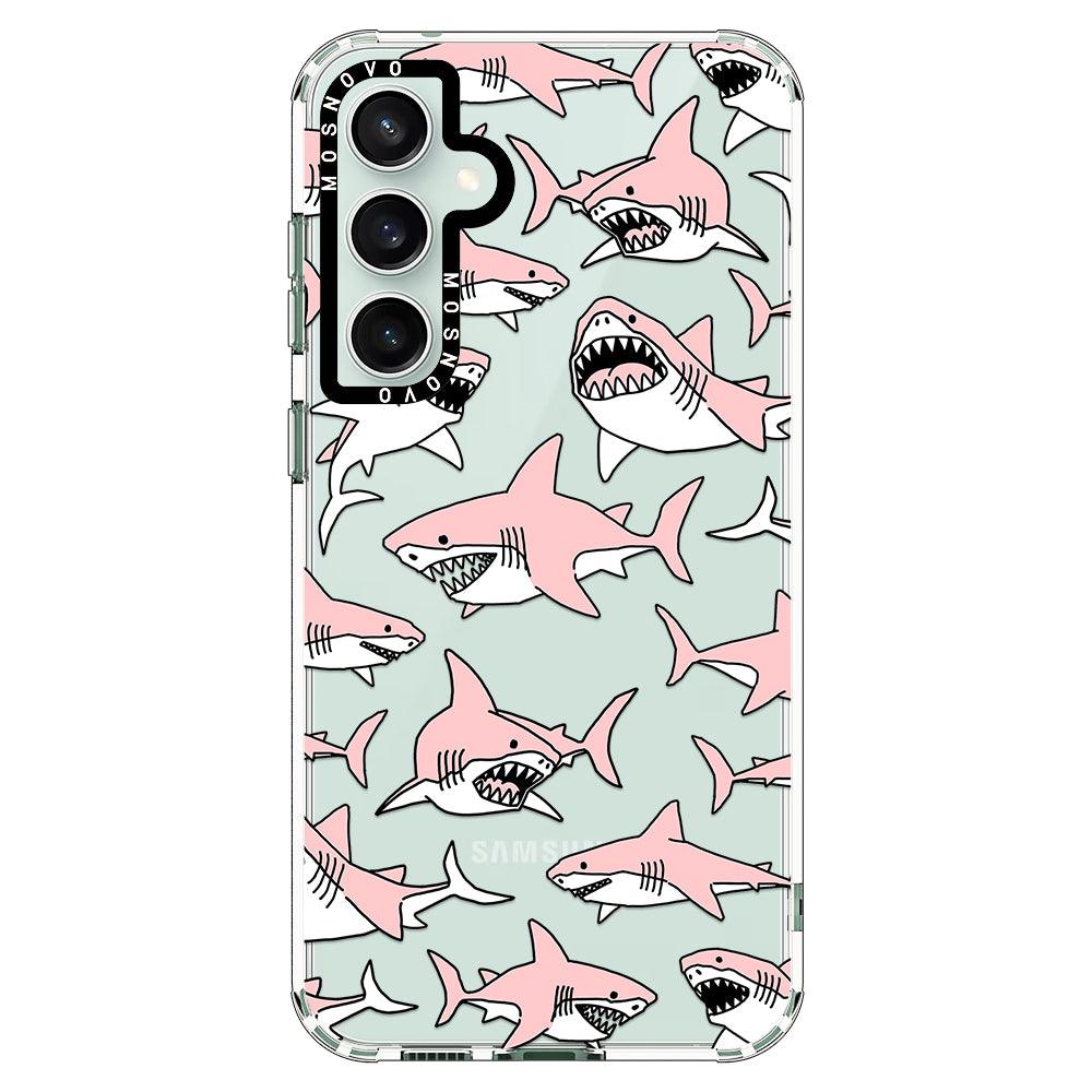 Pink Sharks Phone Case - Samsung Galaxy S23 FE Case