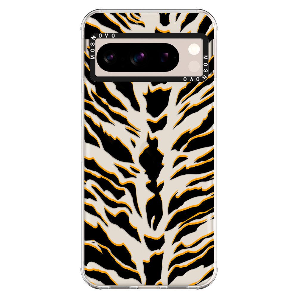 Tiger Print Phone Case - Google Pixel 8 Pro Case - MOSNOVO