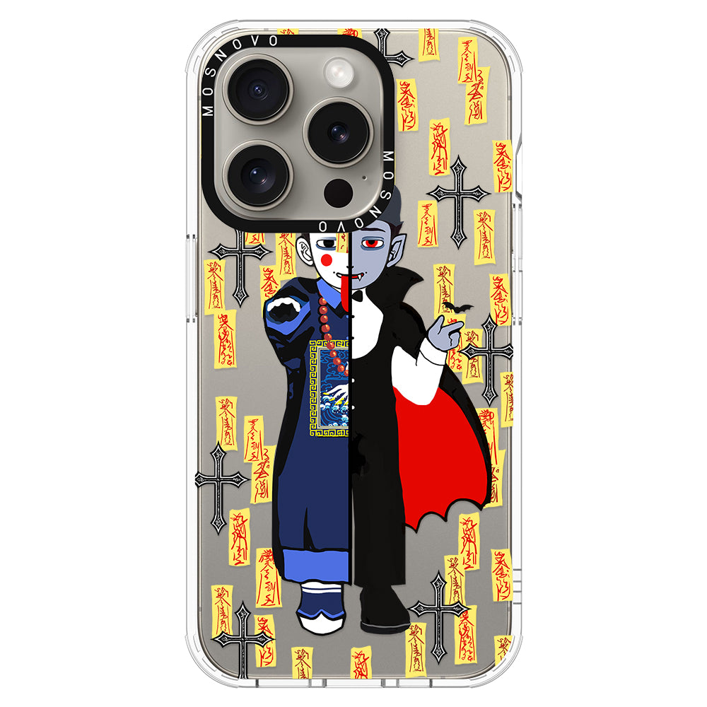 Vampire Vs Jiangshi Phone Case - iPhone 15 Pro Case - MOSNOVO