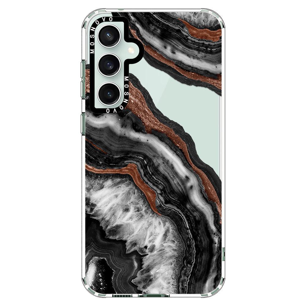 Black Agate Phone Case - Samsung Galaxy S23 FE Case