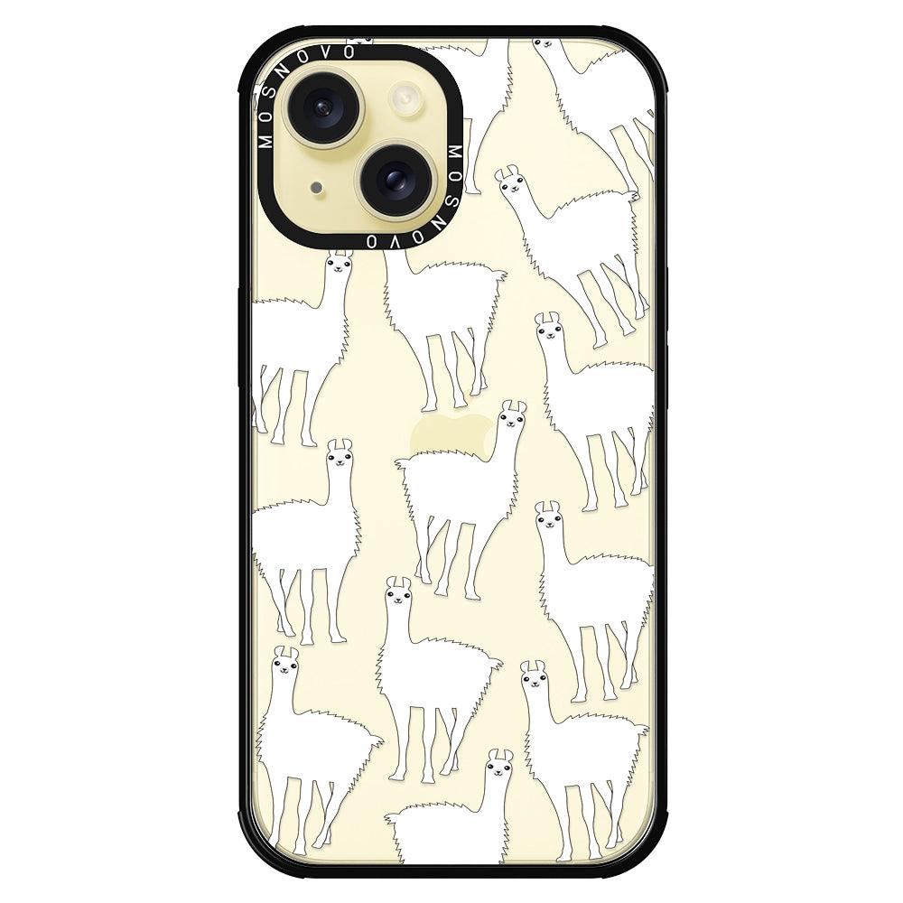 Llama Phone Case - iPhone 15 Case - MOSNOVO