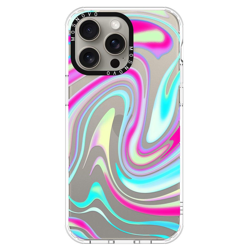 Psychedelic Swirls Phone Case - iPhone 15 Pro Max Case - MOSNOVO