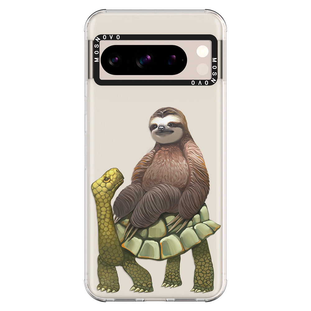 Sloth Turtle Phone Case - Google Pixel 8 Pro Case - MOSNOVO