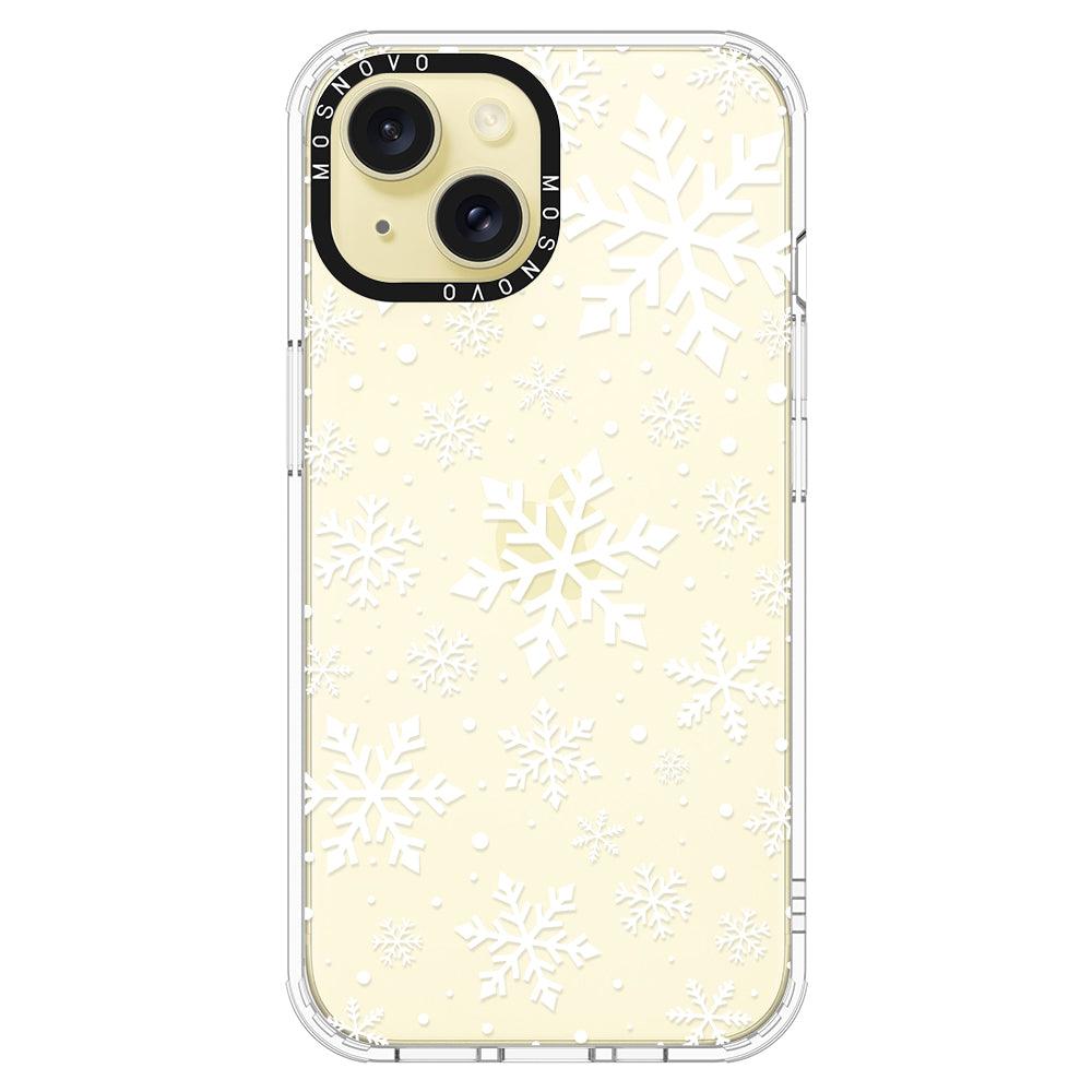 Snowflake Phone Case - iPhone 15 Plus Case - MOSNOVO