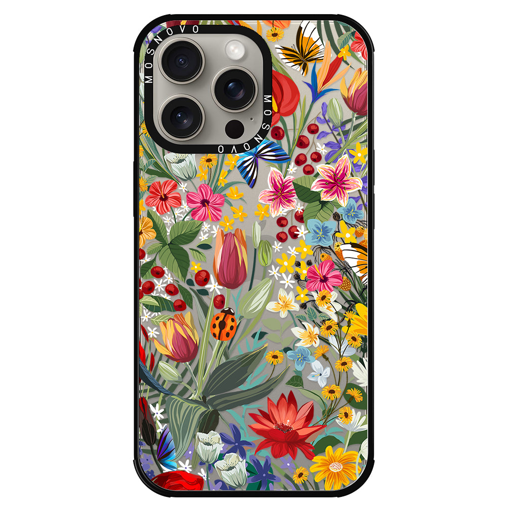 In The Garden Phone Case - iPhone 15 Pro Max Case - MOSNOVO