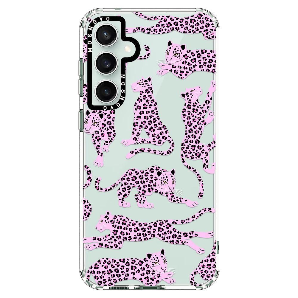 Pink Leopard Phone Case - Samsung Galaxy S23 FE Case