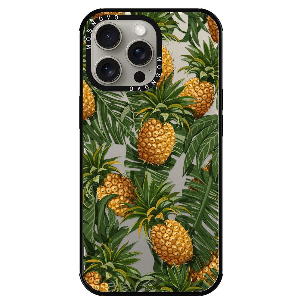 Pineapple Botany Phone Case - iPhone 15 Pro Max Case - MOSNOVO