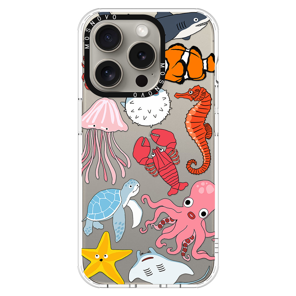 Sea World Phone Case - iPhone 15 Pro Case - MOSNOVO