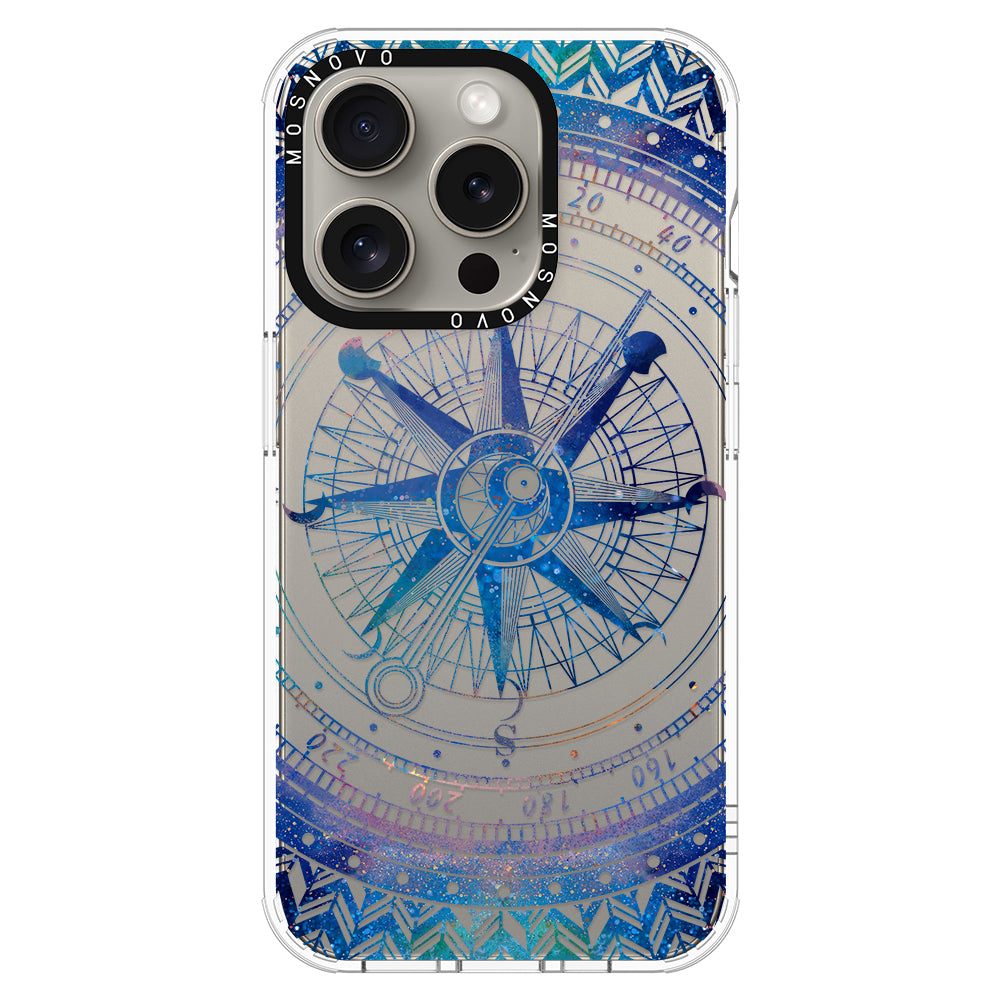 Galaxy Compass Phone Case - iPhone 15 Pro Case - MOSNOVO