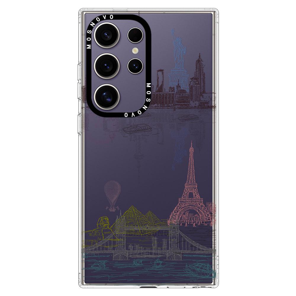 World Landscape Phone Case - Samsung Galaxy S24 Ultra Case - MOSNOVO