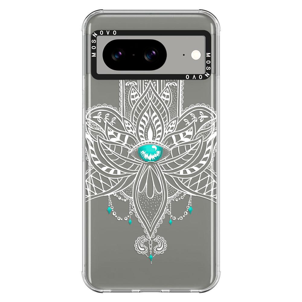 Hamsa Hand Phone Case - Google Pixel 8 Case - MOSNOVO