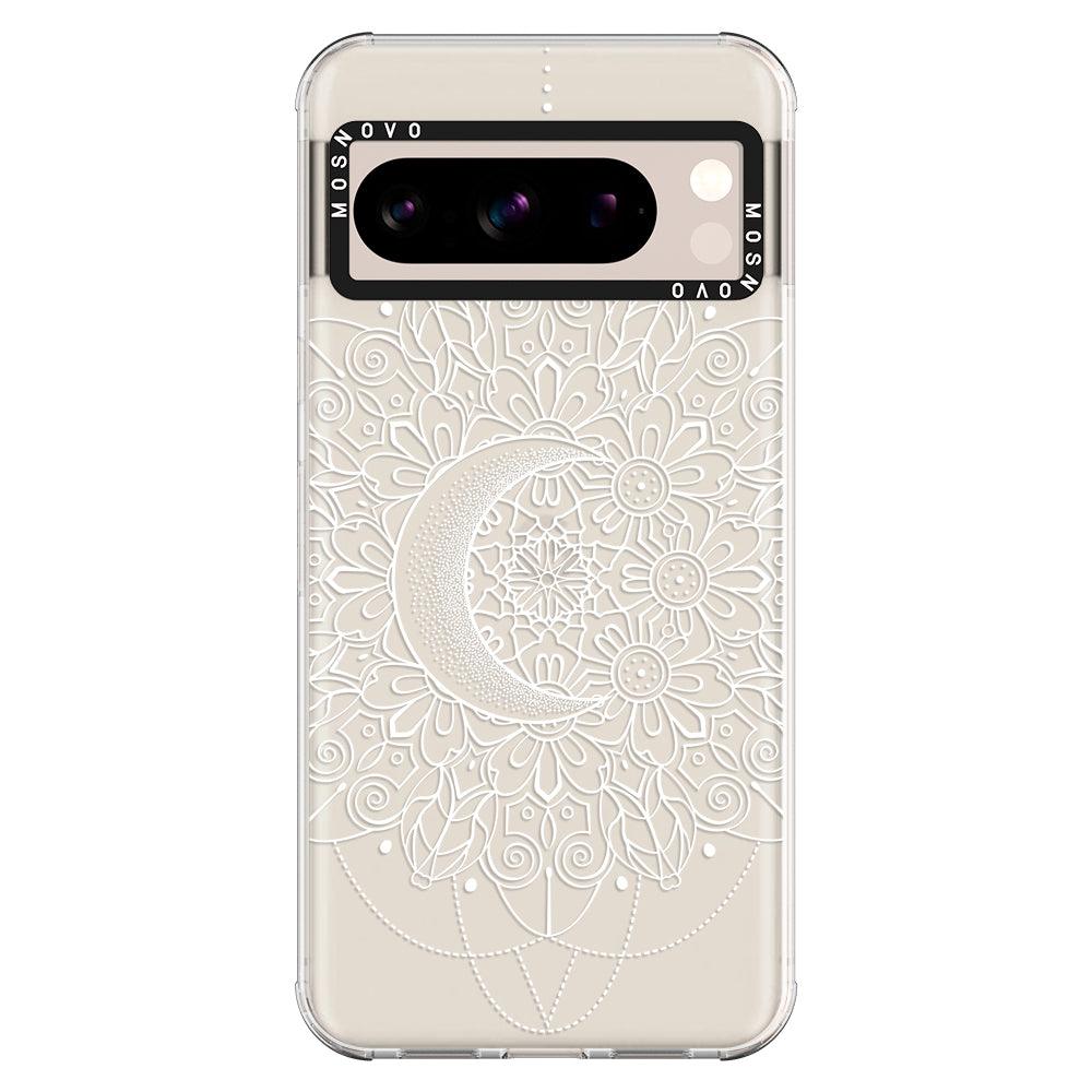 Celestial Moon Mandala Phone Case - Google Pixel 8 Pro Case