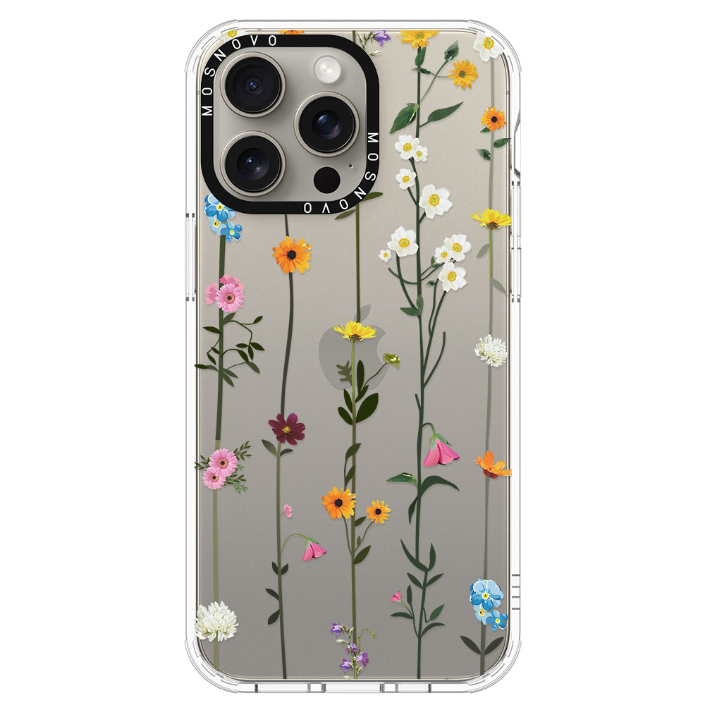 Wildflowers Phone Case - iPhone 15 Pro Max Case - MOSNOVO