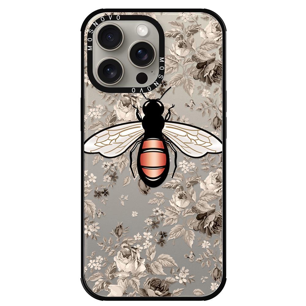 Vintage Bee Phone Case - iPhone 15 Pro Max Case - MOSNOVO