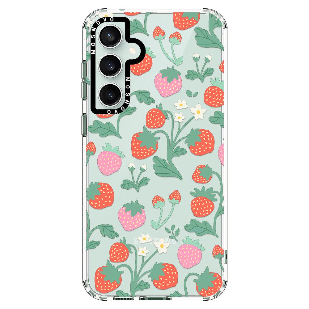 Strawberry Garden Phone Case - Samsung Galaxy S23 FE Case