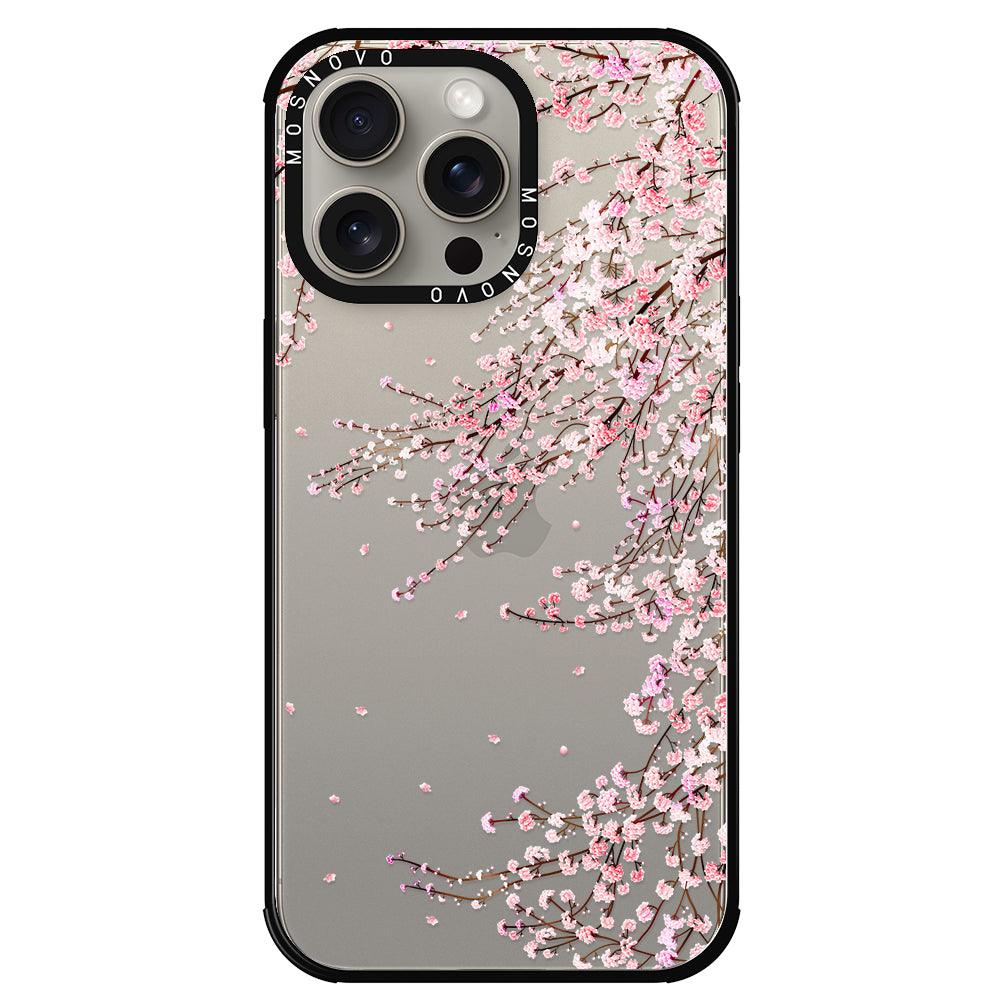 Cherry Blossom Phone Case - iPhone 15 Pro Max Case - MOSNOVO