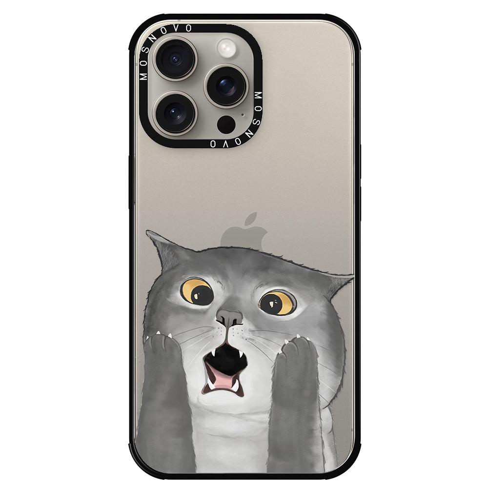 OMG Cat Phone Case - iPhone 15 Pro Max Case - MOSNOVO