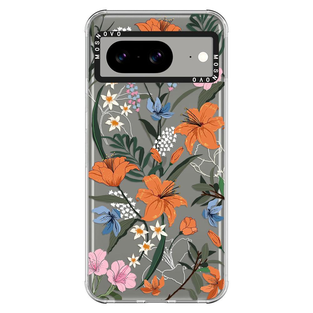 Lily Garden Phone Case - Google Pixel 8 Case - MOSNOVO