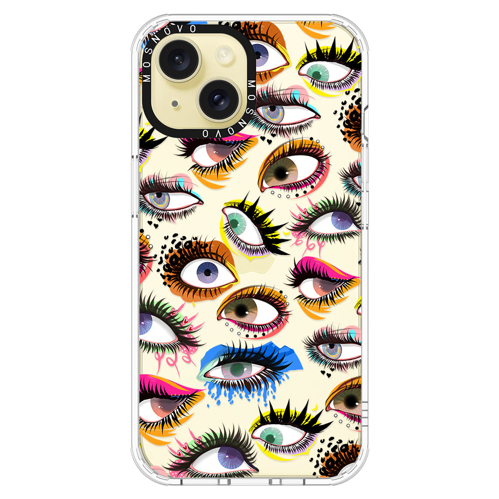 Eyes Phone Case - iPhone 15 Case - MOSNOVO