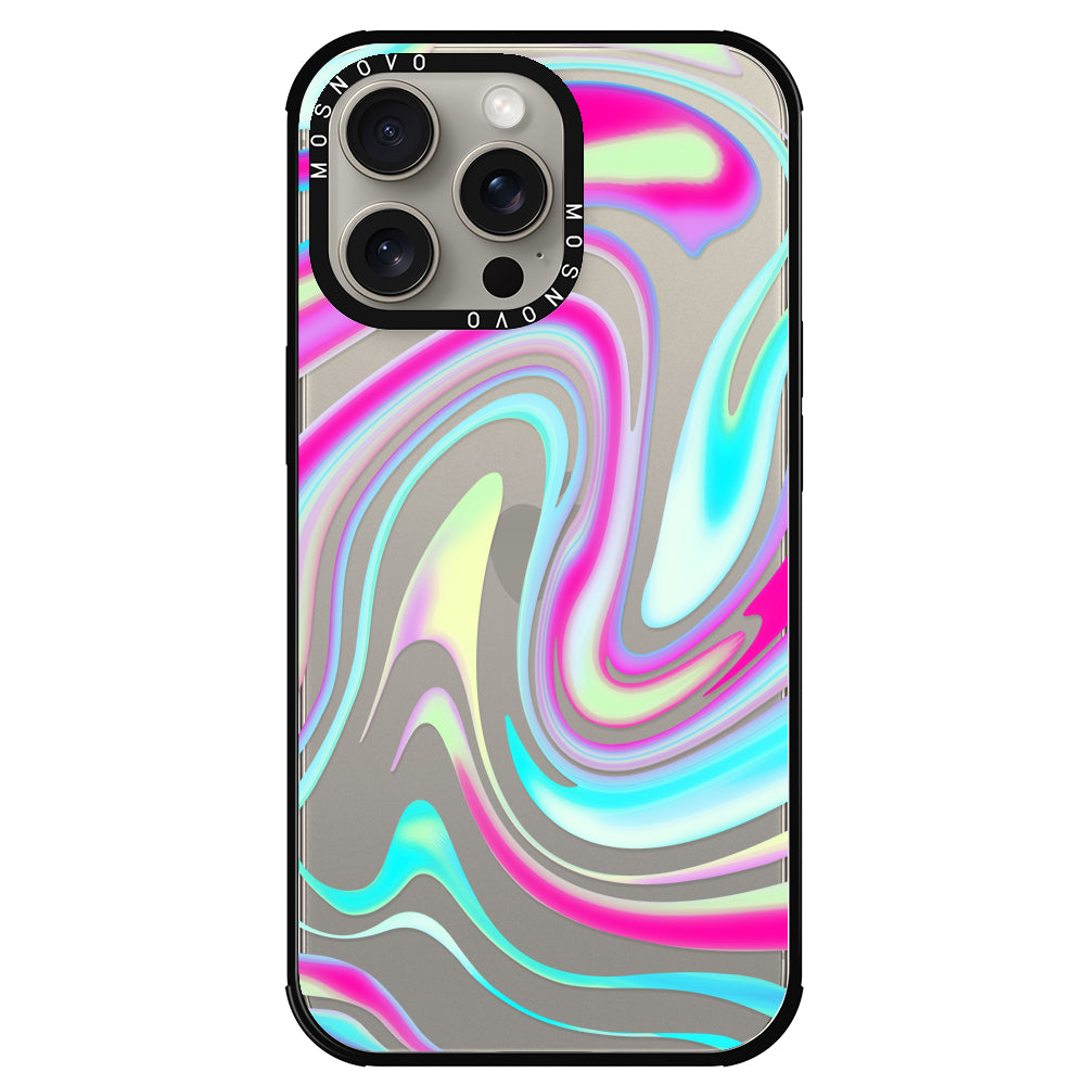 Psychedelic Swirls Phone Case - iPhone 15 Pro Max Case - MOSNOVO