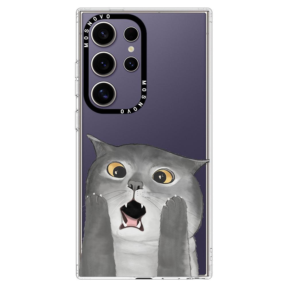 OMG Cat Phone Case - Samsung Galaxy S24 Ultra Case - MOSNOVO