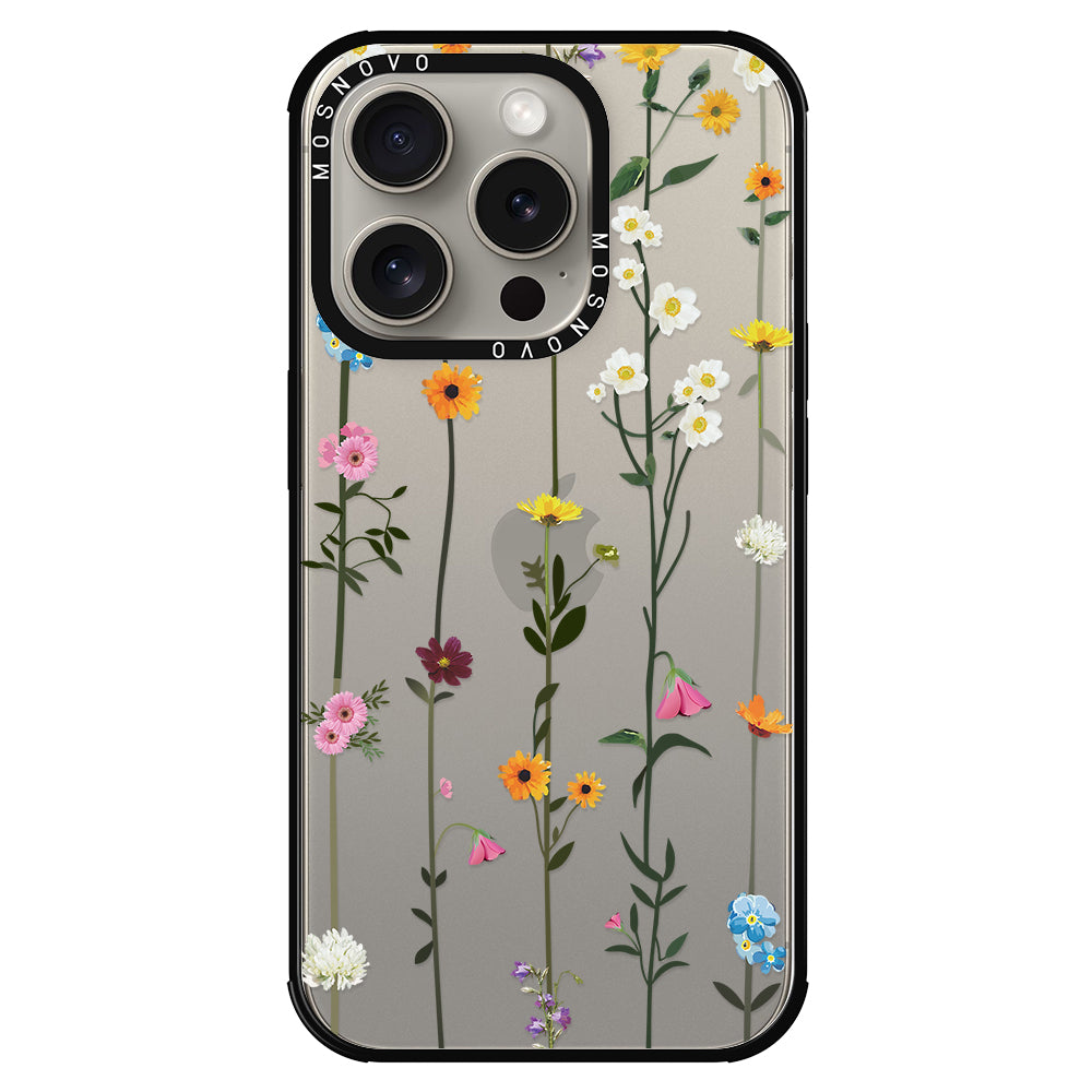 Wildflowers Phone Case - iPhone 15 Pro Case - MOSNOVO