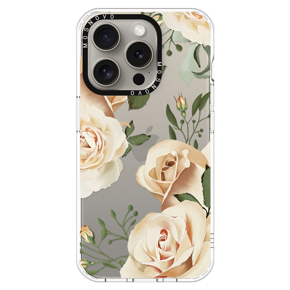 Champagne Roses Phone Case - iPhone 15 Pro Case - MOSNOVO