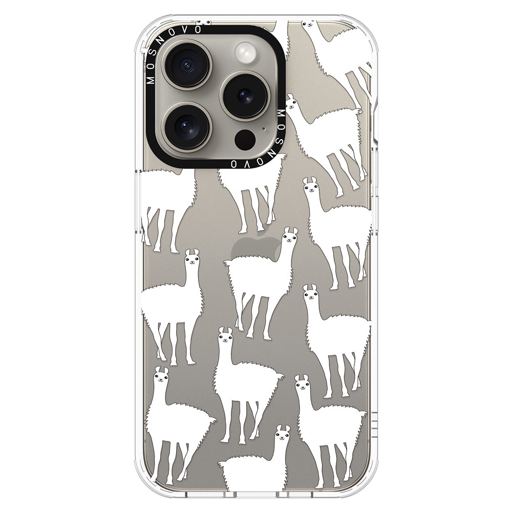 Llama Phone Case - iPhone 15 Pro Case - MOSNOVO