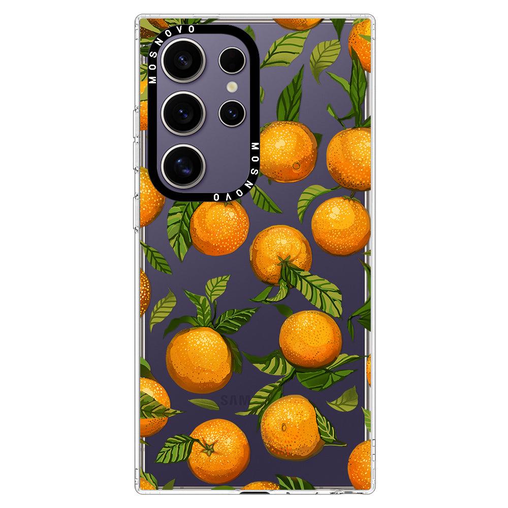 Tangerine Phone Case - Samsung Galaxy S24 Ultra Case - MOSNOVO