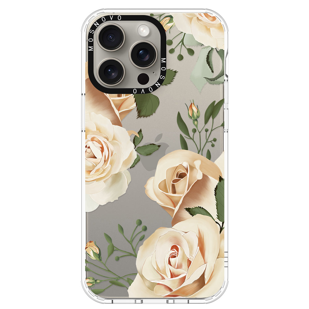 Champagne Roses Phone Case - iPhone 15 Pro Max Case - MOSNOVO