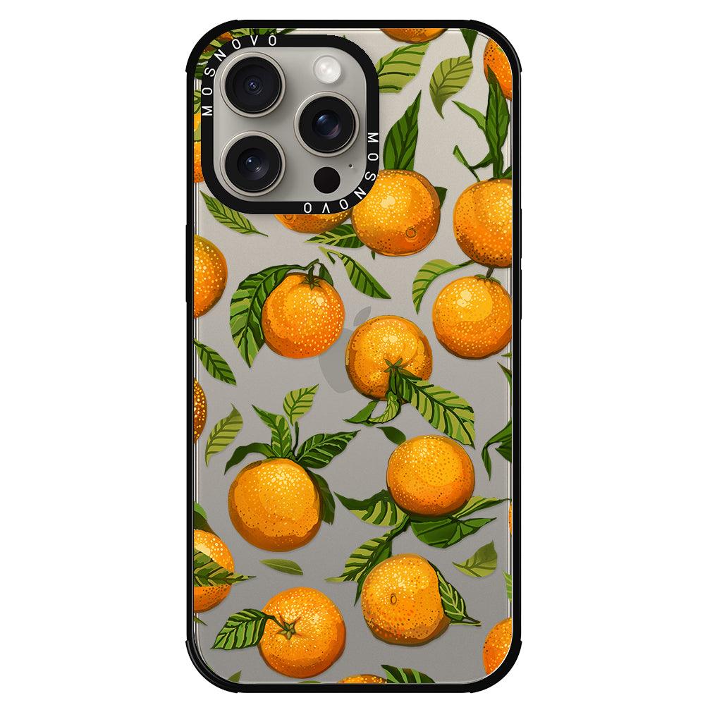 Tangerine Phone Case - iPhone 15 Pro Max Case - MOSNOVO