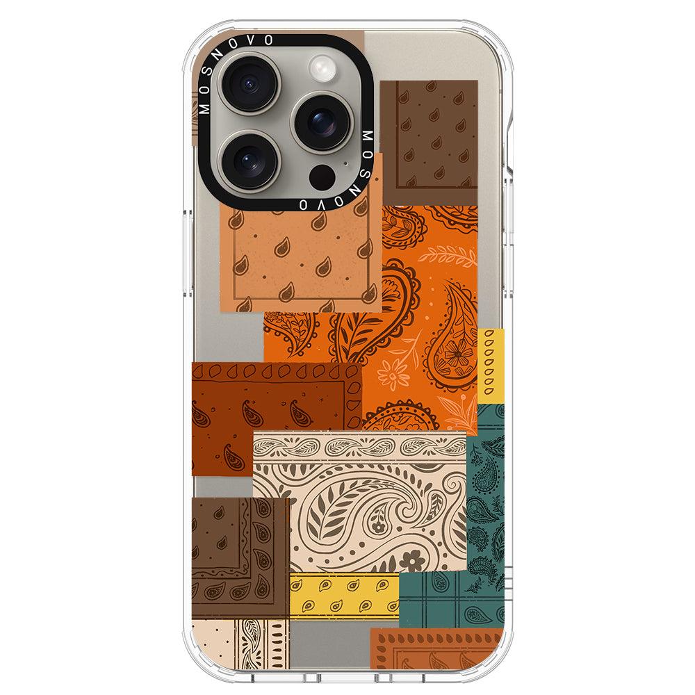 Vintage Paisley Phone Case - iPhone 15 Pro Max Case - MOSNOVO