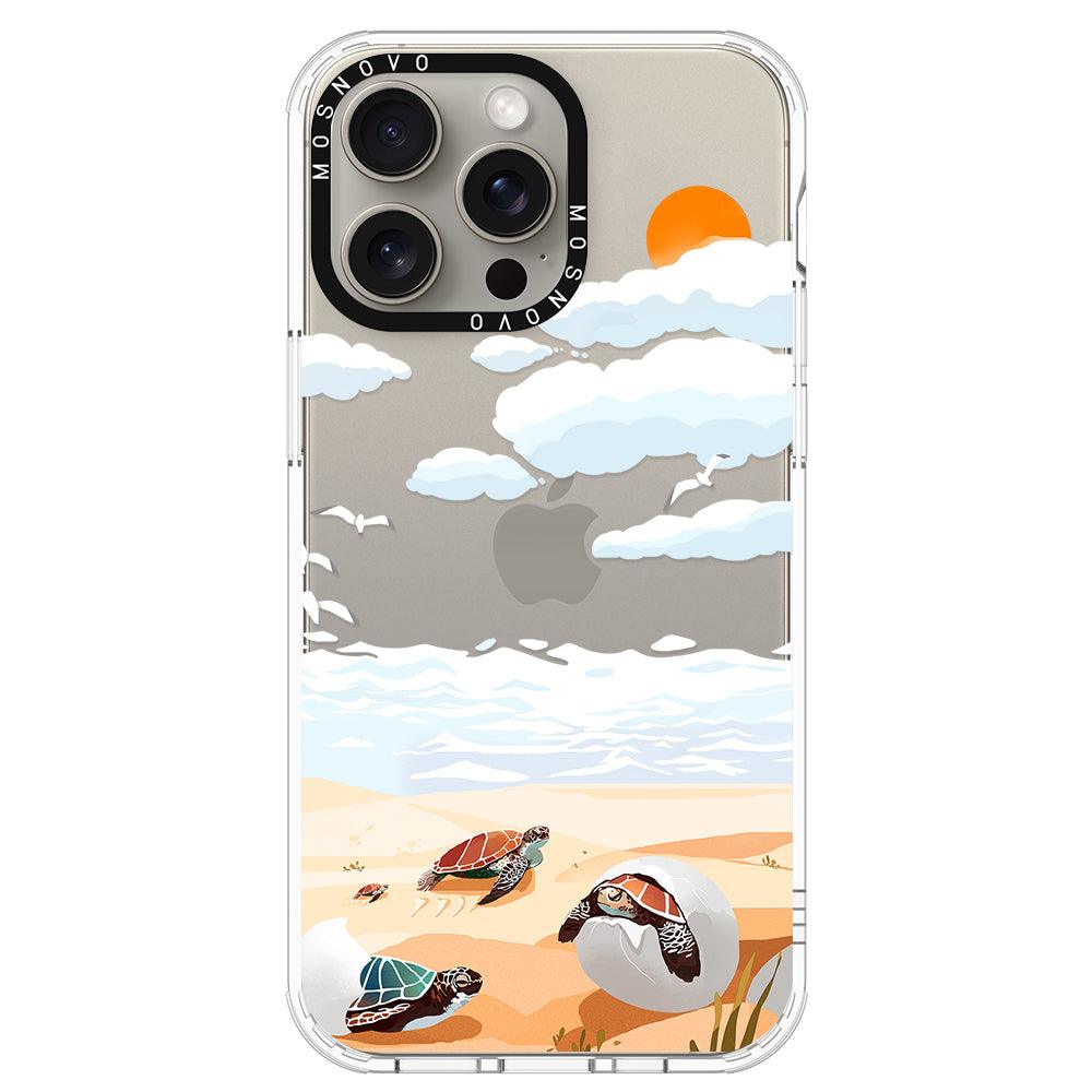 Baby Tortoise Phone Case - iPhone 15 Pro Max Case - MOSNOVO