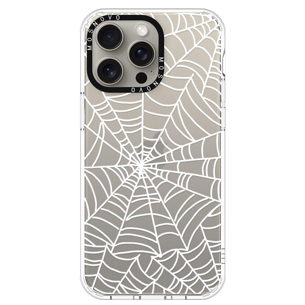 Spider Web Phone Case - iPhone 15 Pro Max Case - MOSNOVO