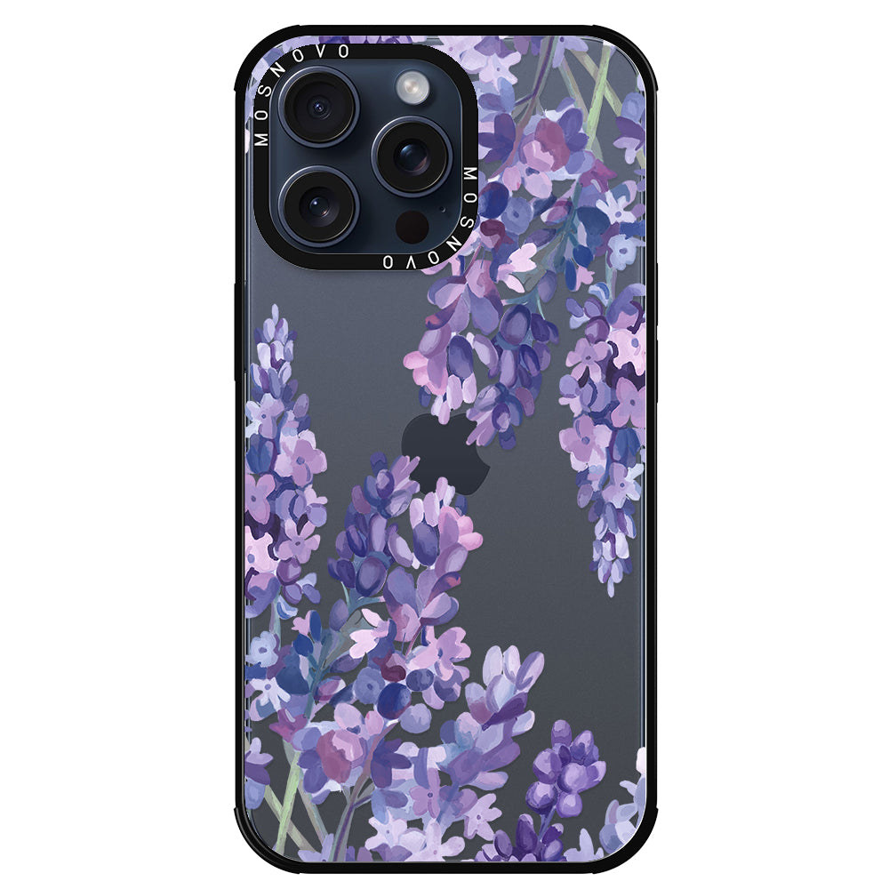 Lavender Phone Case - iPhone 15 Pro Max Case - MOSNOVO