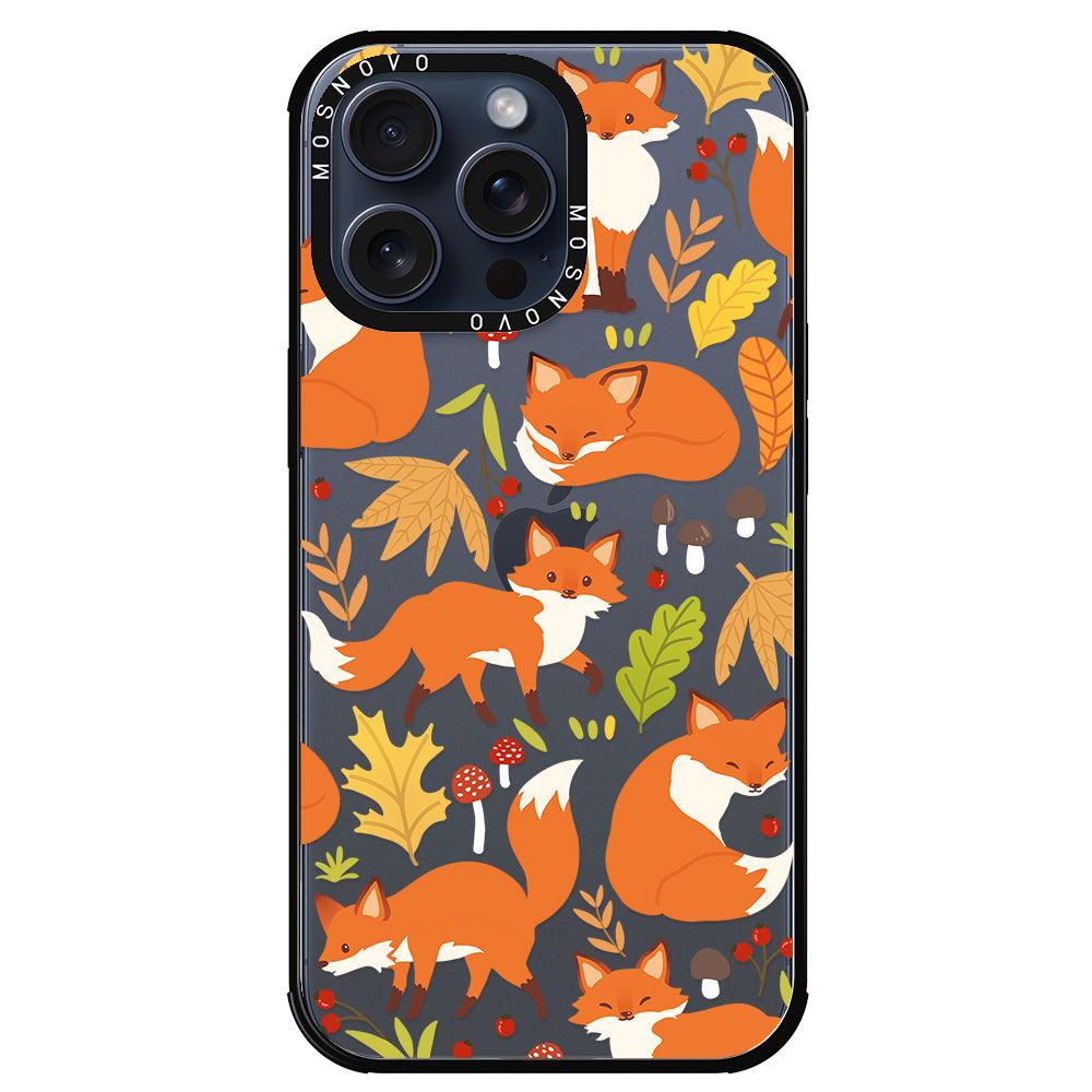 Autumn Fox Phone Case - iPhone 15 Pro Max Case - MOSNOVO