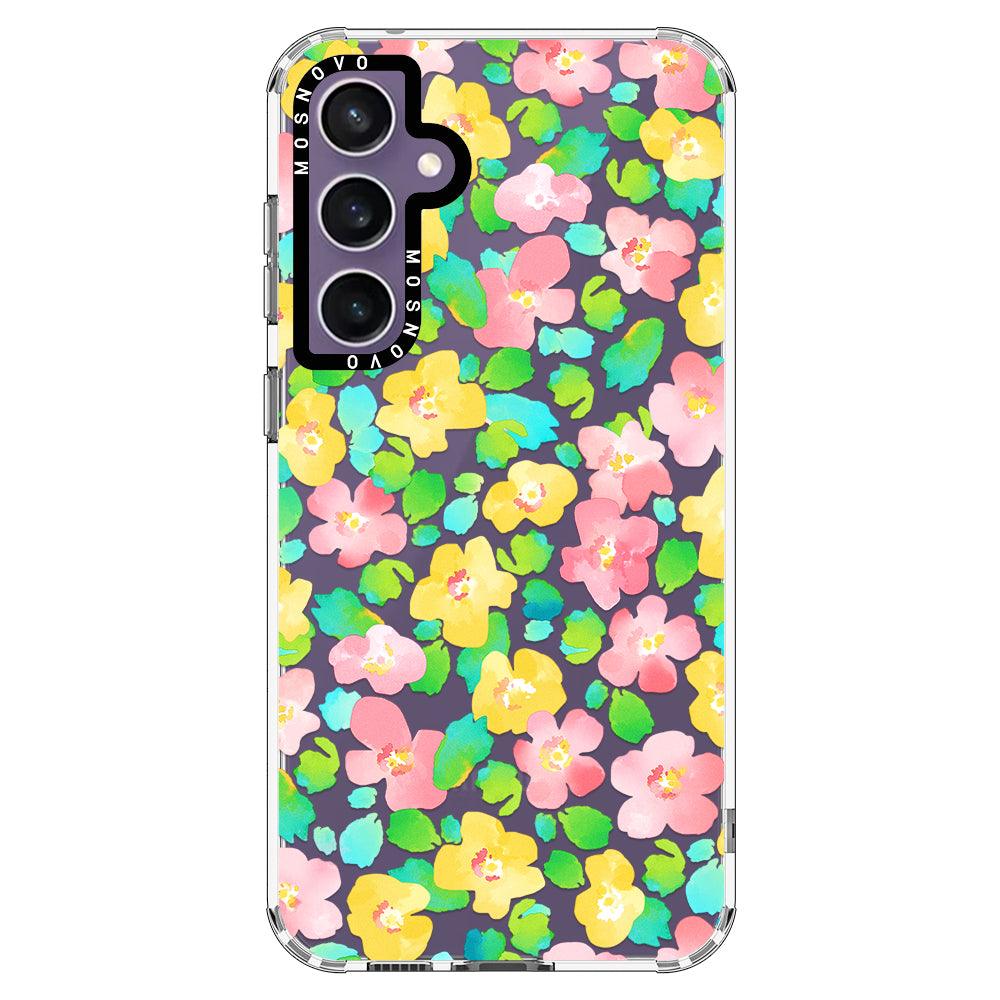 Watercolor Flower Phone Case - Samsung Galaxy S23 FE Case