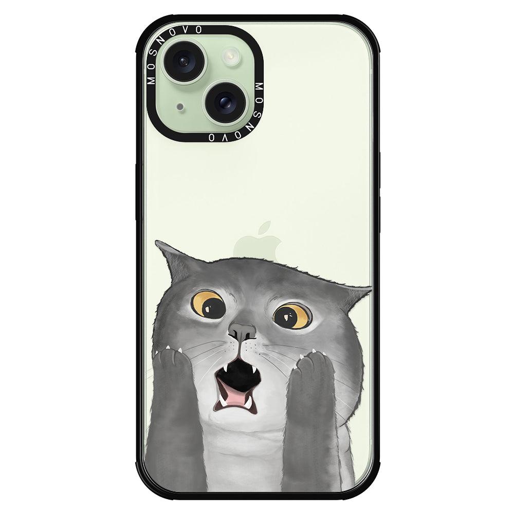 OMG Cat Phone Case - iPhone 15 Plus Case - MOSNOVO