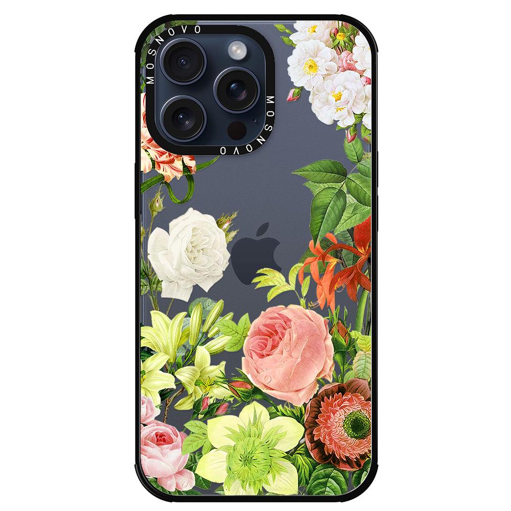 Botanical Garden Phone Case - iPhone 15 Pro Max Case - MOSNOVO