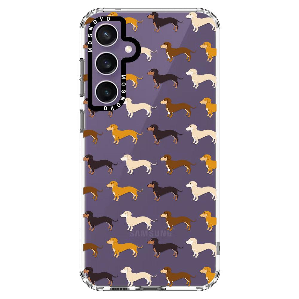 Cute Dachshund Phone Case - Samsung Galaxy S23 FE Case