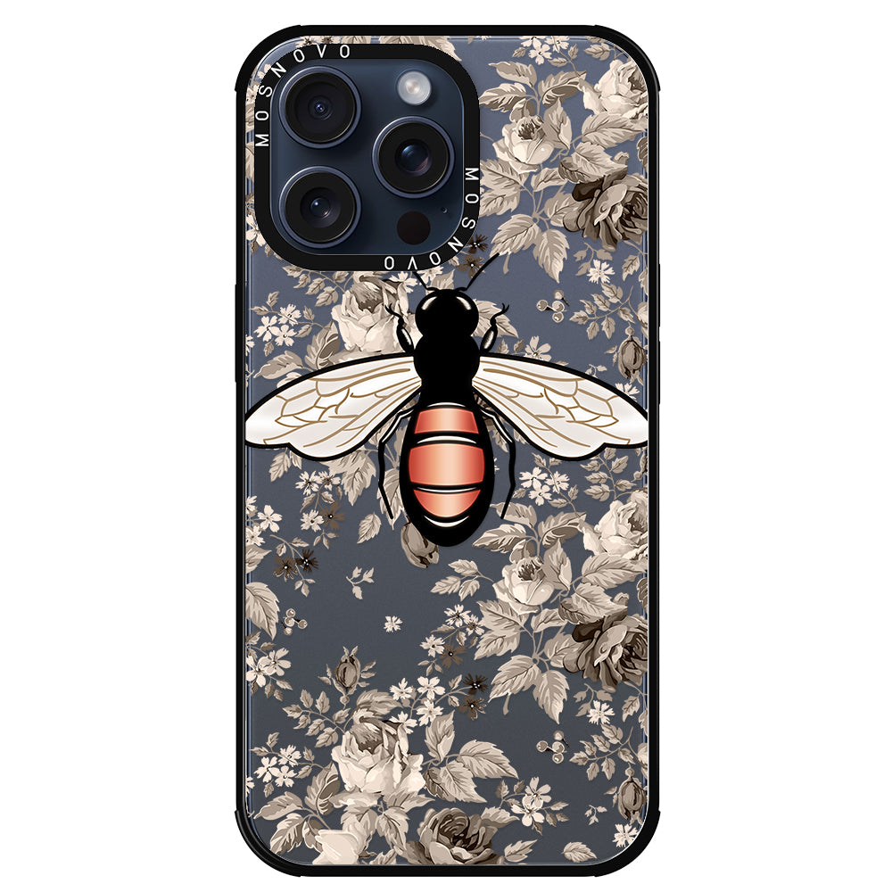 Vintage Bee Phone Case - iPhone 15 Pro Max Case - MOSNOVO