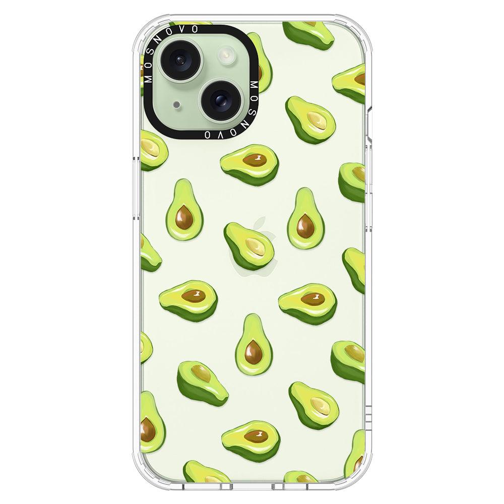 Fleshy Avocado Phone Case - iPhone 15 Case - MOSNOVO